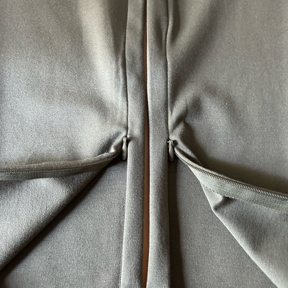Fabletics Ponte Skinny Zip-Split High Rise Pants - Picture 6 of 7